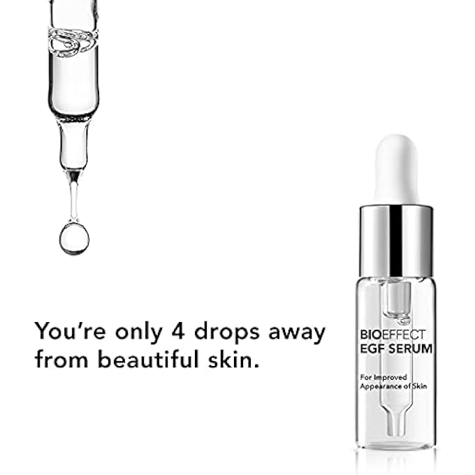 Bioeffect EGF SERUM WITH HYALURONIC ACID AND BARLEY GROWTH FACTOR, BEST REJUVENATING FACIAL TREATMENT FIGHTS WRINKLES, HYDRATING, FIRMING, ANTI-AGING SKINCARE FOR FACE & NECK, OIL-FREE - Image 4